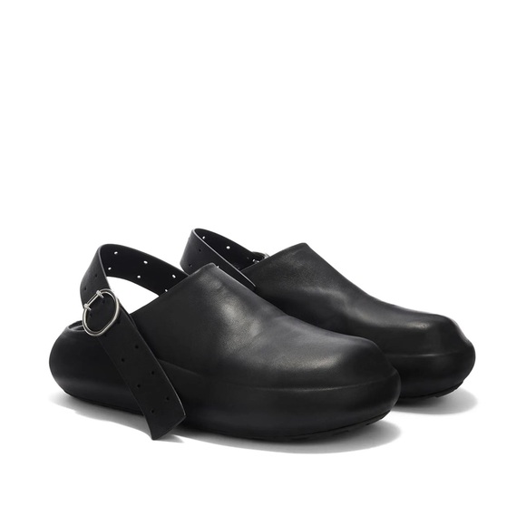 Jil Sander Sabot Leather Sandals NEW - Picture 2 of 10